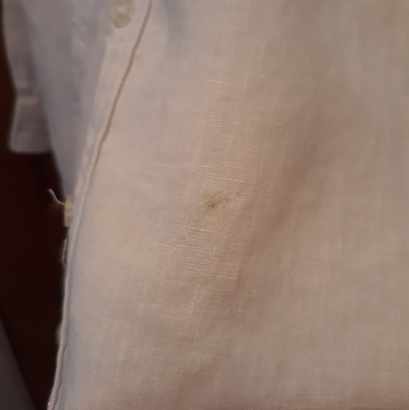 INC Concepts Petite White Button Down Linen Shirt 10P - Picture 11 of 16